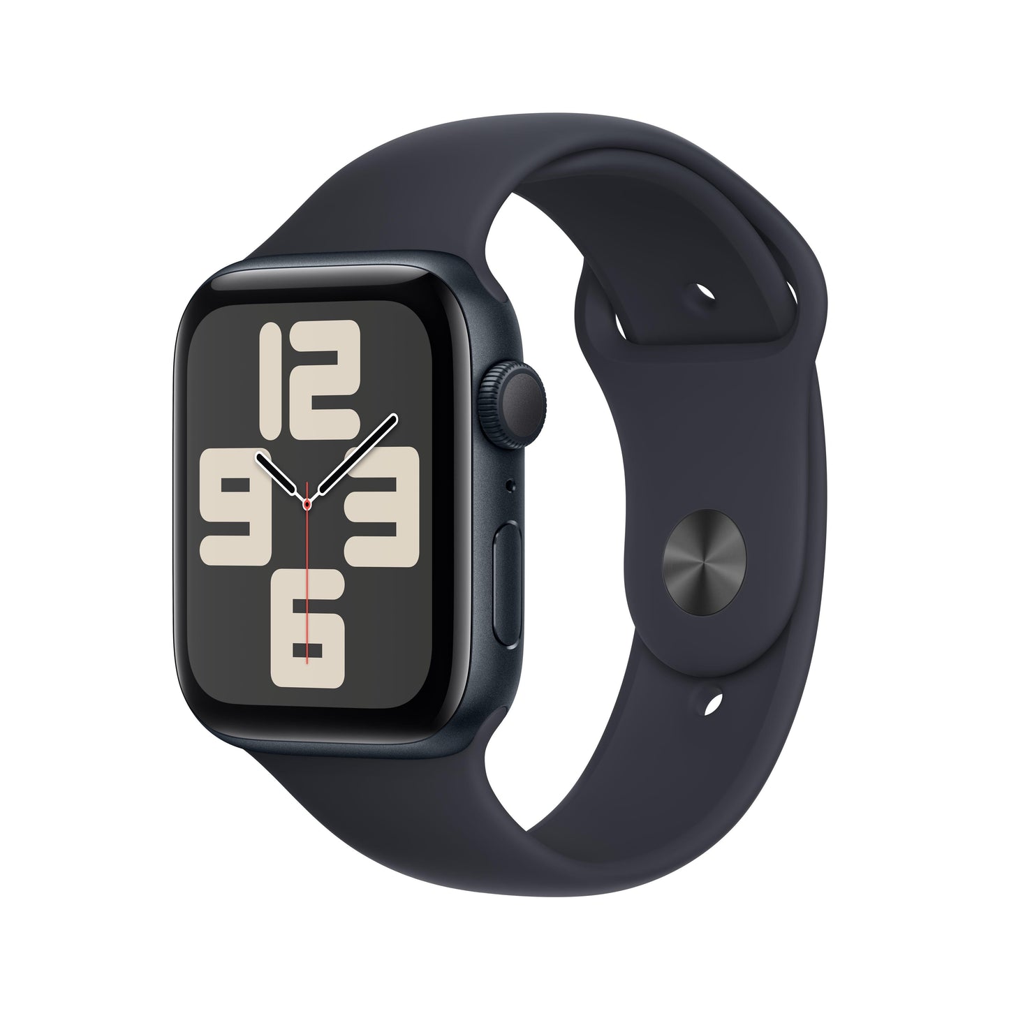 2023 Apple Watch SE GPS 44mm Midnight Aluminium Case with Midnight Sport Band - S/M