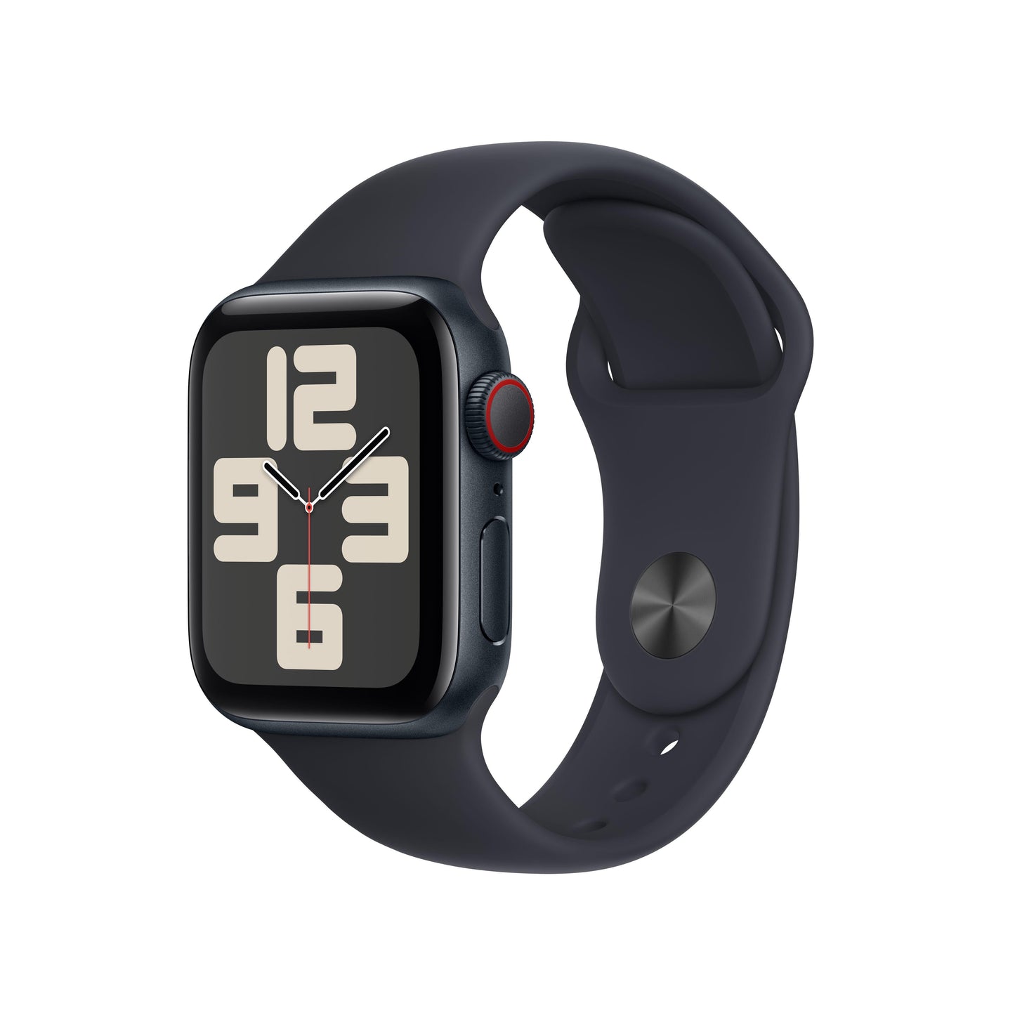 2023 Apple Watch SE GPS + Cellular 40mm Midnight Aluminium Case with Midnight Sport Band - S/M