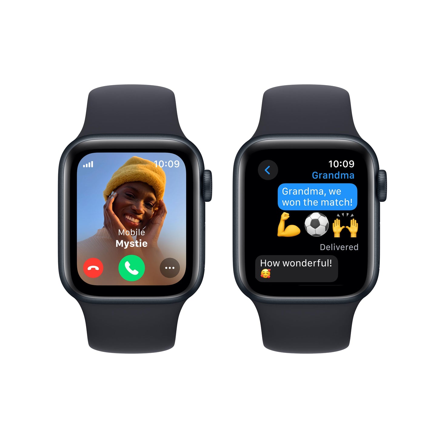 2023 Apple Watch SE GPS + Cellular 40mm Midnight Aluminium Case with Midnight Sport Band - S/M