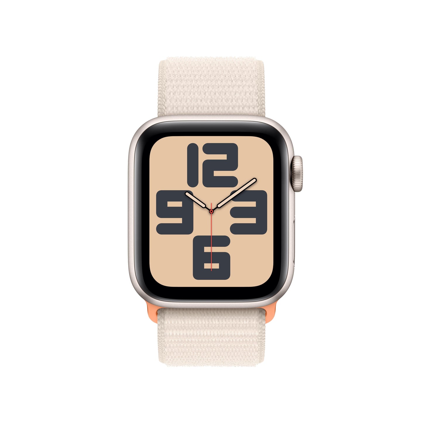 2023 Apple Watch SE GPS + Cellular 40mm Starlight Aluminium Case with Starlight Sport Loop