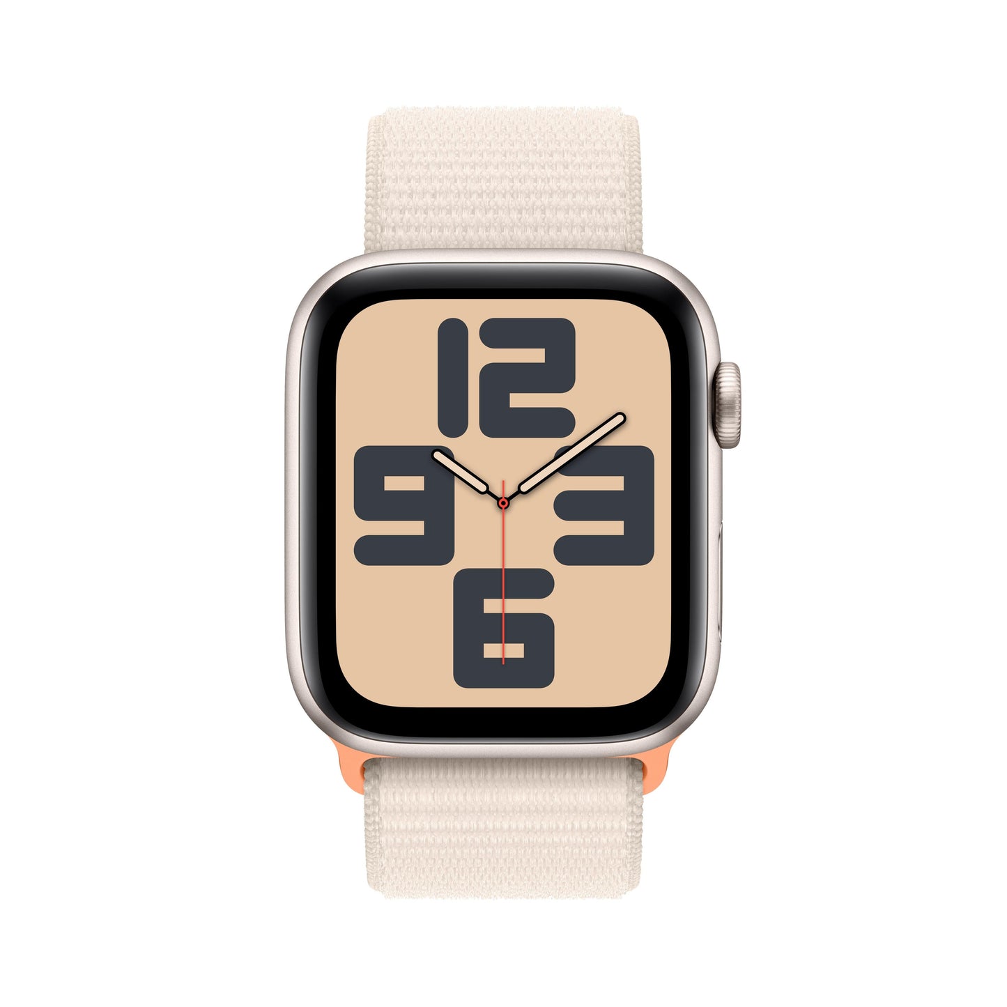 2023 Apple Watch SE GPS + Cellular 44mm Starlight Aluminium Case with Starlight Sport Loop