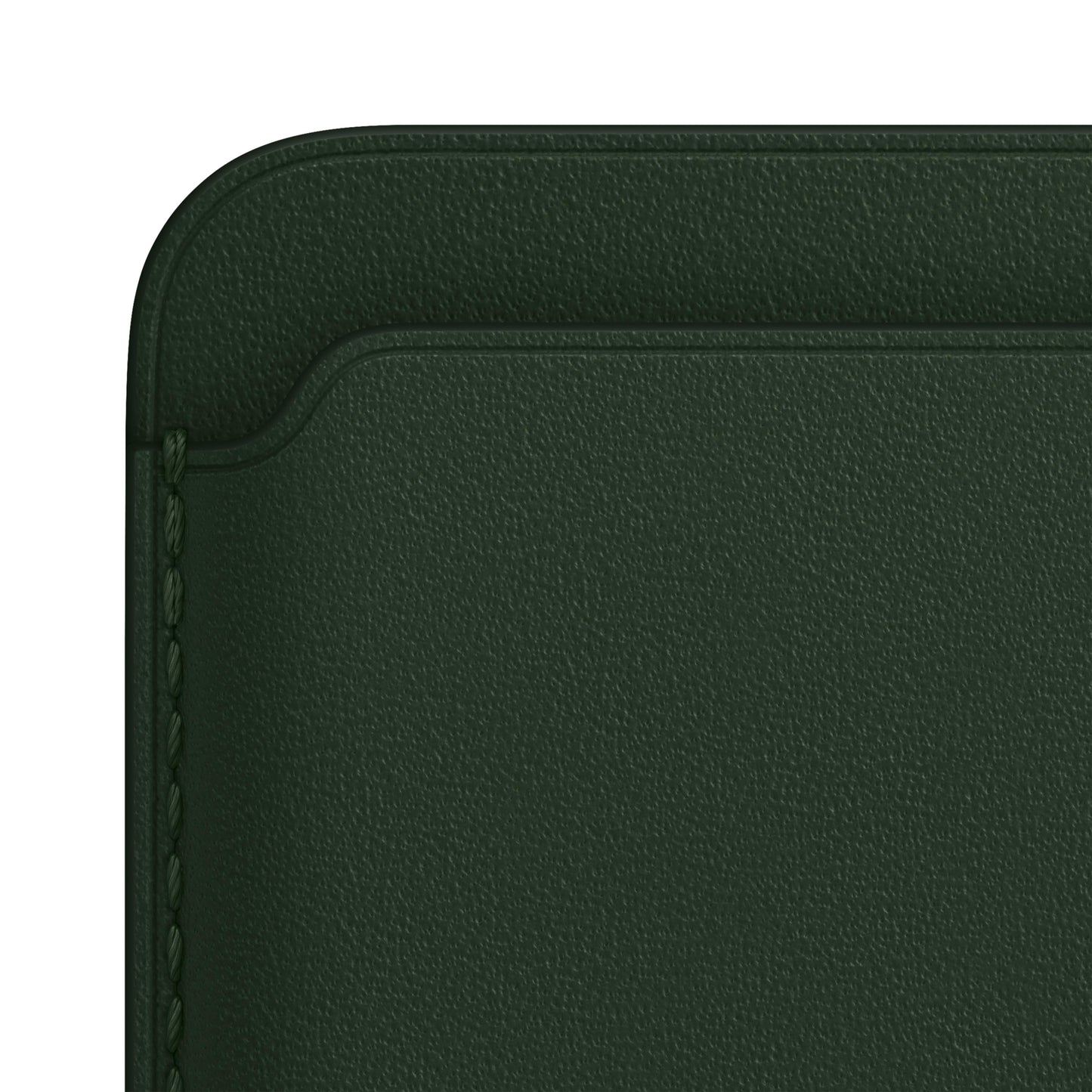 iPhone Leather Wallet with MagSafe - Sequoia Green