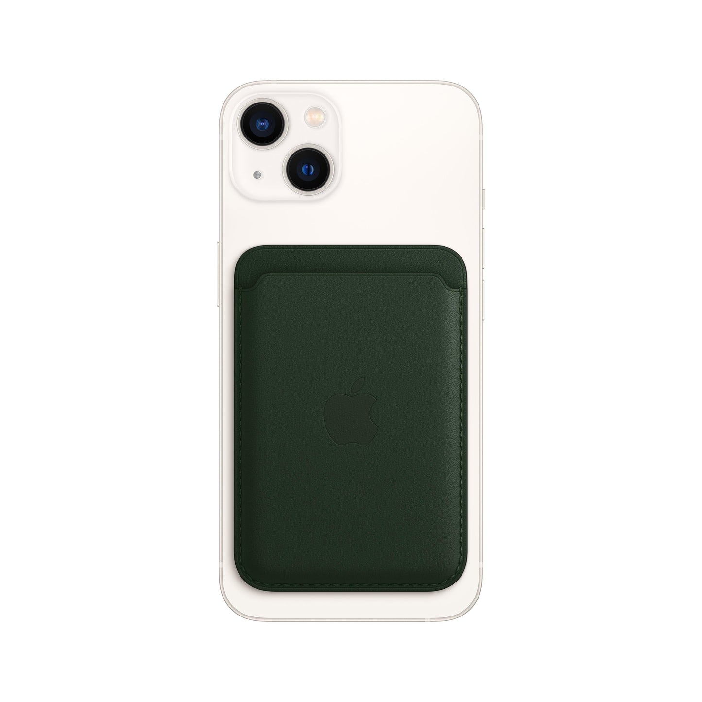 iPhone Leather Wallet with MagSafe - Sequoia Green