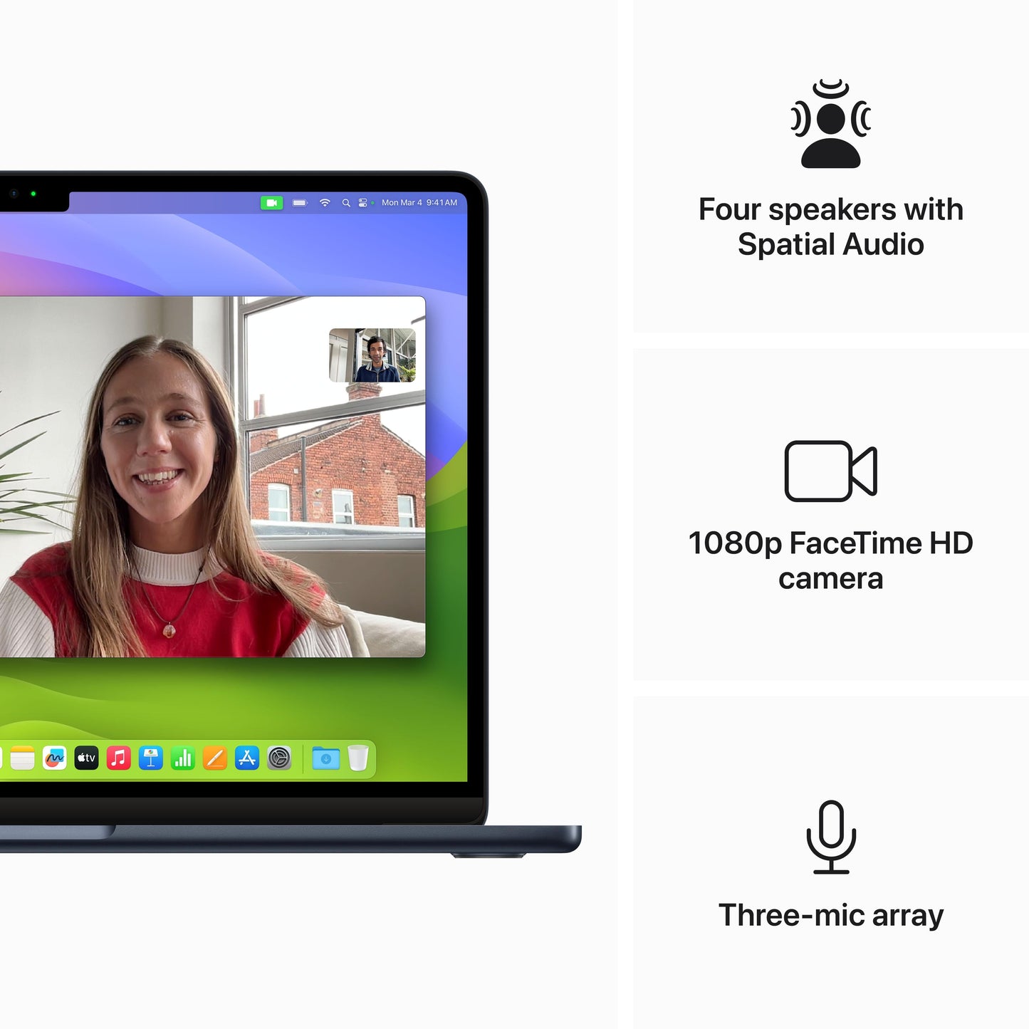 13-inch MacBook Air: Apple M3 chip with 8‑core CPU and 10‑core GPU, 512GB SSD 24GB - Midnight
