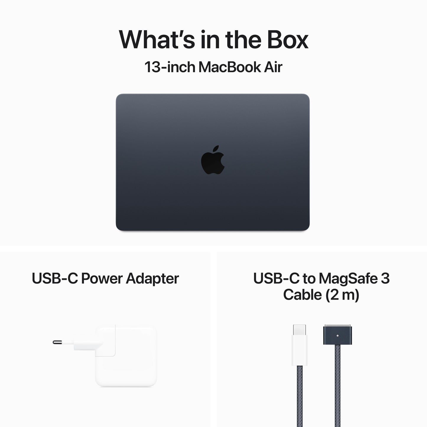 13-inch MacBook Air: Apple M3 chip with 8‑core CPU and 10‑core GPU, 512GB SSD 24GB - Midnight