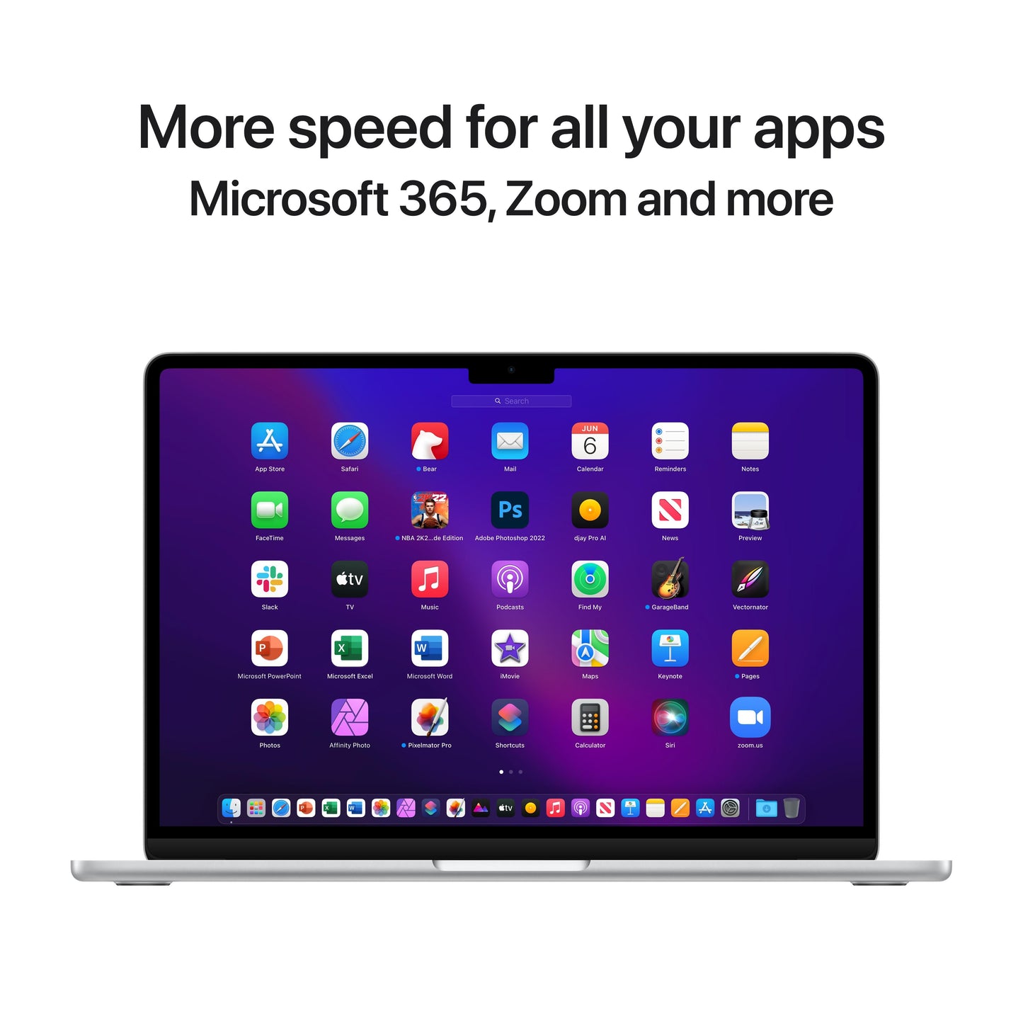 13-inch MacBook Air: Apple M2 chip with 8‑core CPU and 10‑core GPU, 512GB SSD - Silver