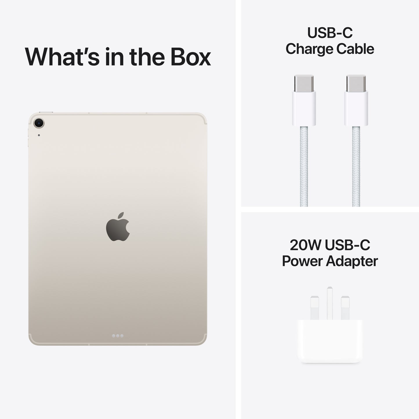 13-inch iPad Air Wi-Fi + Cellular 128GB - Starlight (M3)