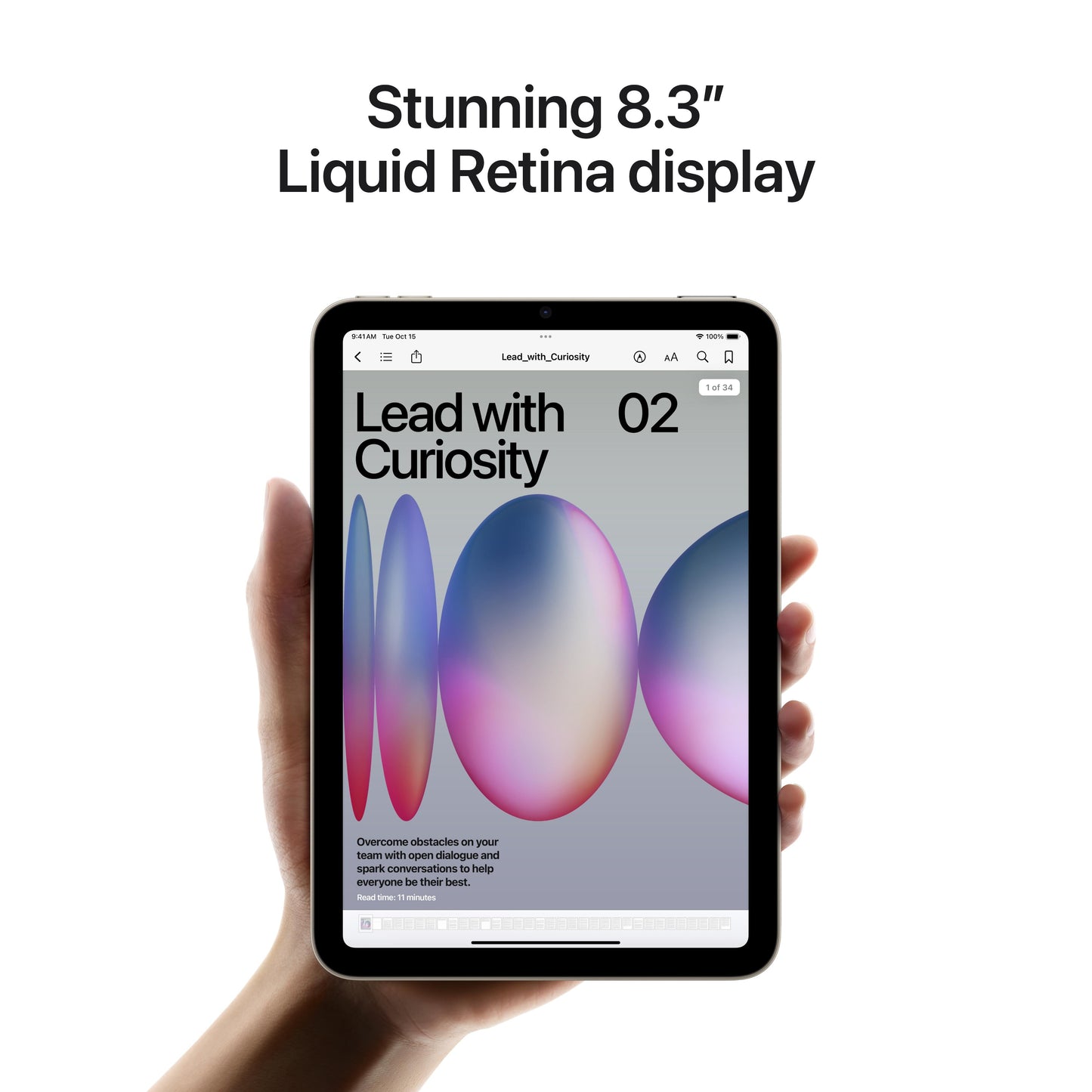 iPad mini Wi-Fi 256GB - Blue (A17 Pro)