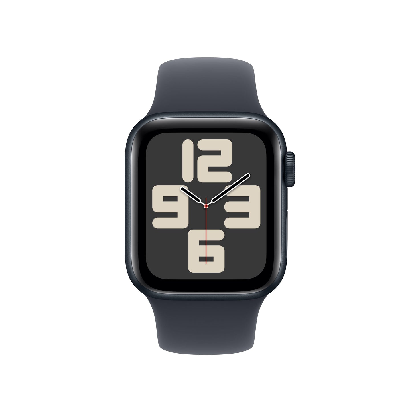 2024 Apple Watch SE GPS 40mm Midnight Aluminium Case with Midnight Sport Band - M/L