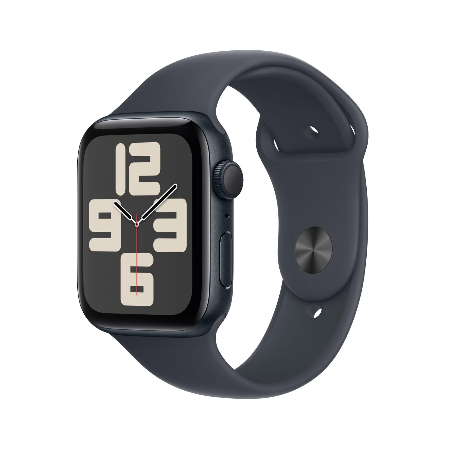 2024 Apple Watch SE GPS 44mm Midnight Aluminium Case with Midnight Sport Band - M/L