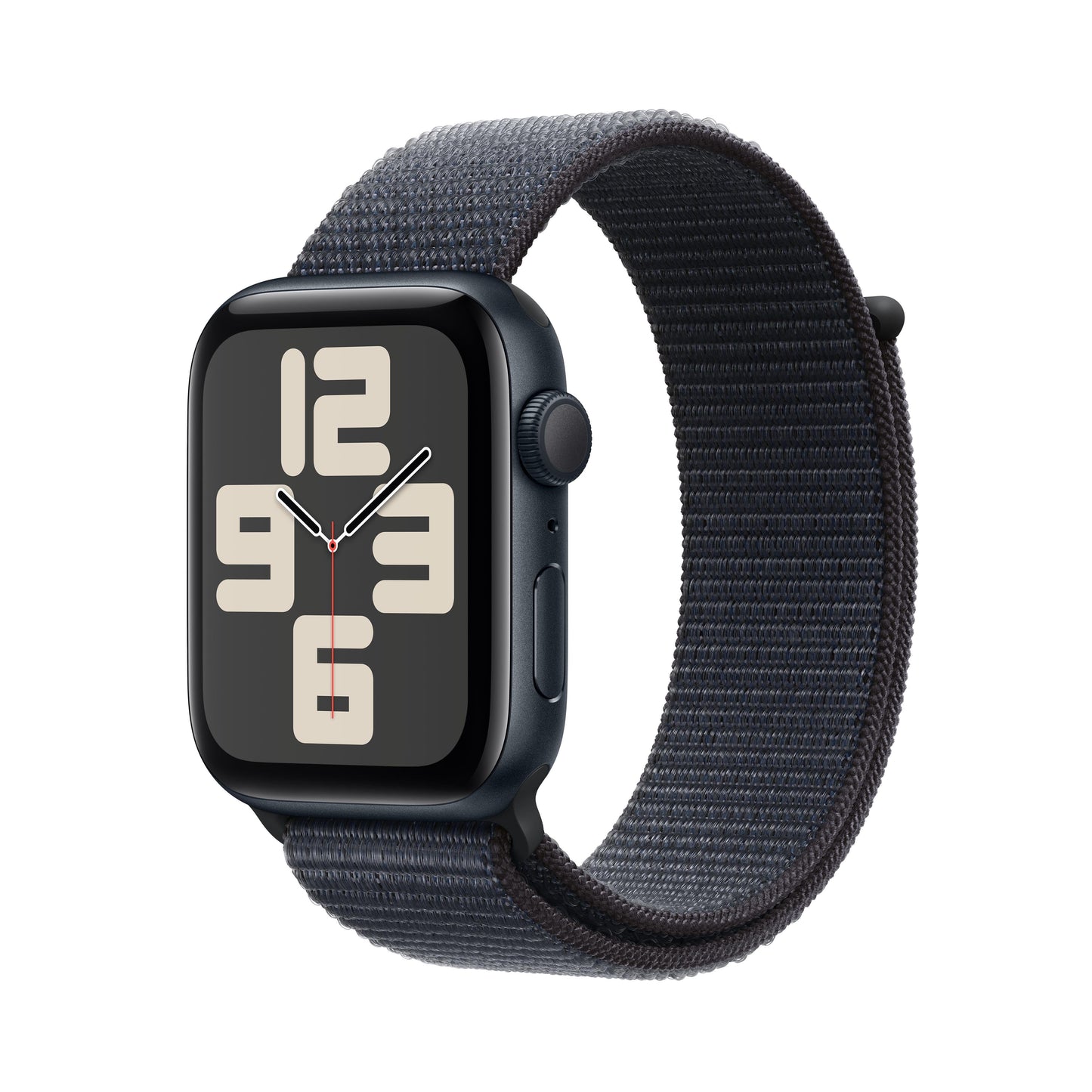2024 Apple Watch SE GPS 44mm Midnight Aluminium Case with Ink Sport Loop