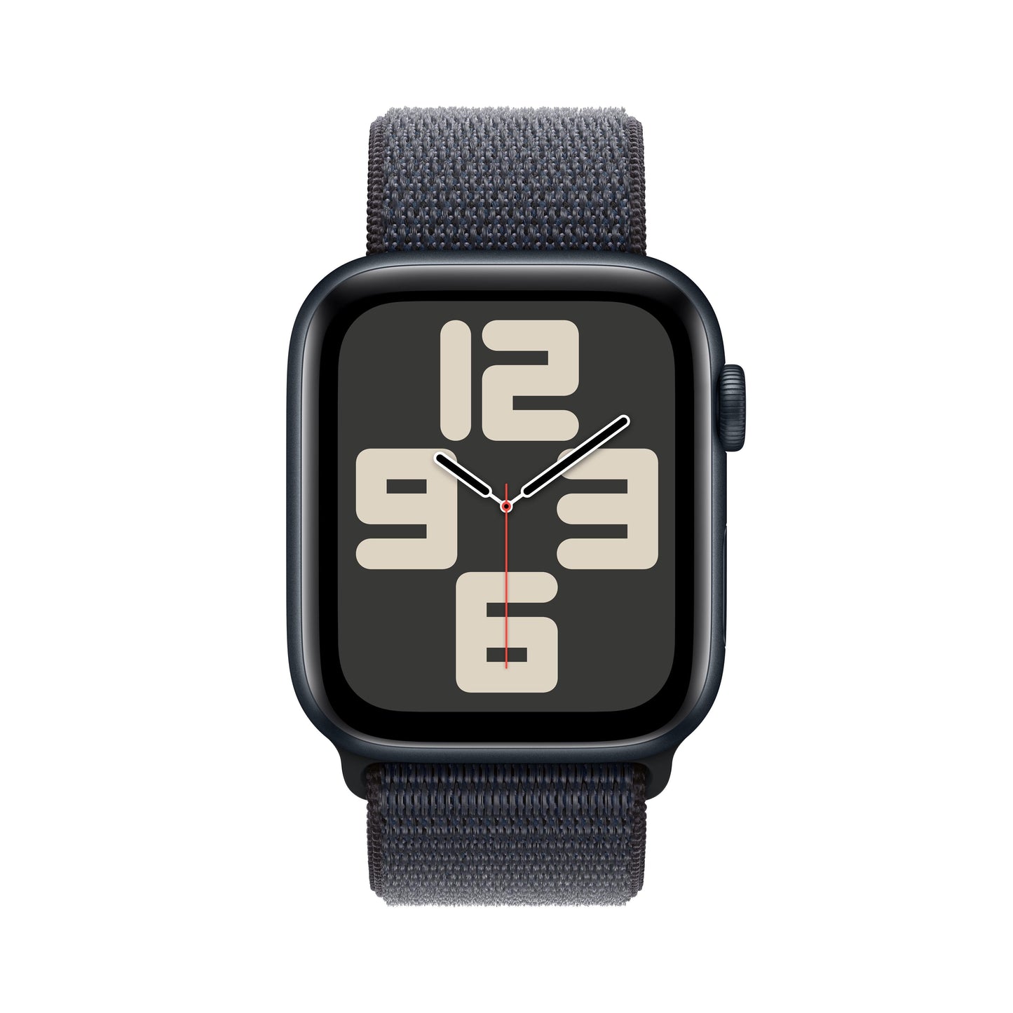 2024 Apple Watch SE GPS 44mm Midnight Aluminium Case with Ink Sport Loop