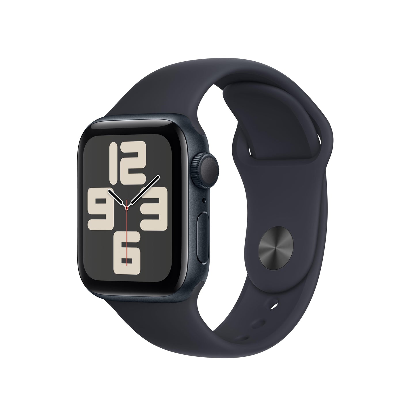 2023 Apple Watch SE GPS 40mm Midnight Aluminium Case with Midnight Sport Band - S/M