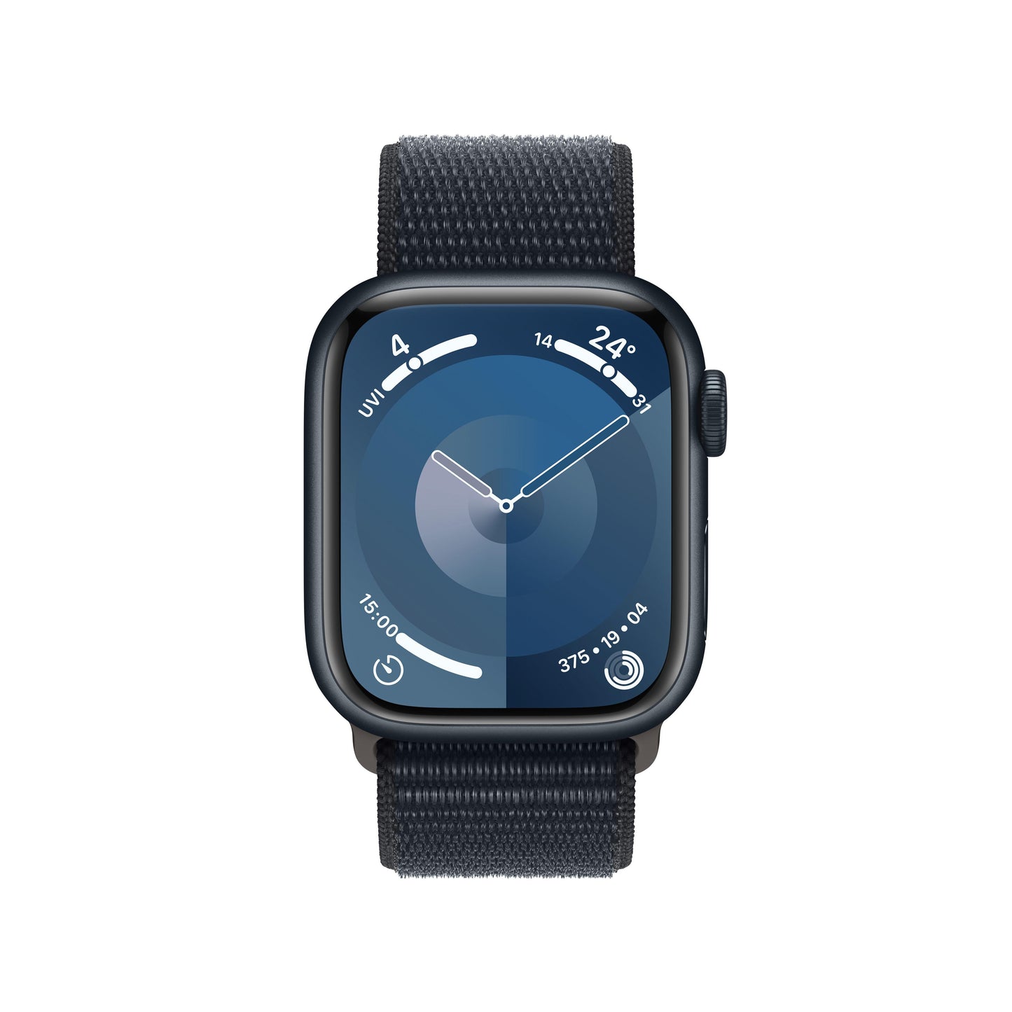Apple Watch Series 9 GPS 41mm Midnight Aluminium Case with Midnight Sport Loop