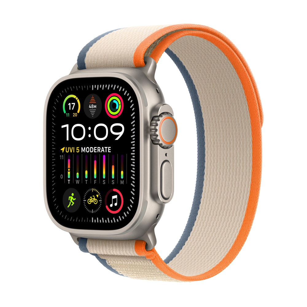 Apple Watch Ultra GPS Cellular 49mm Titanium Case with Orange