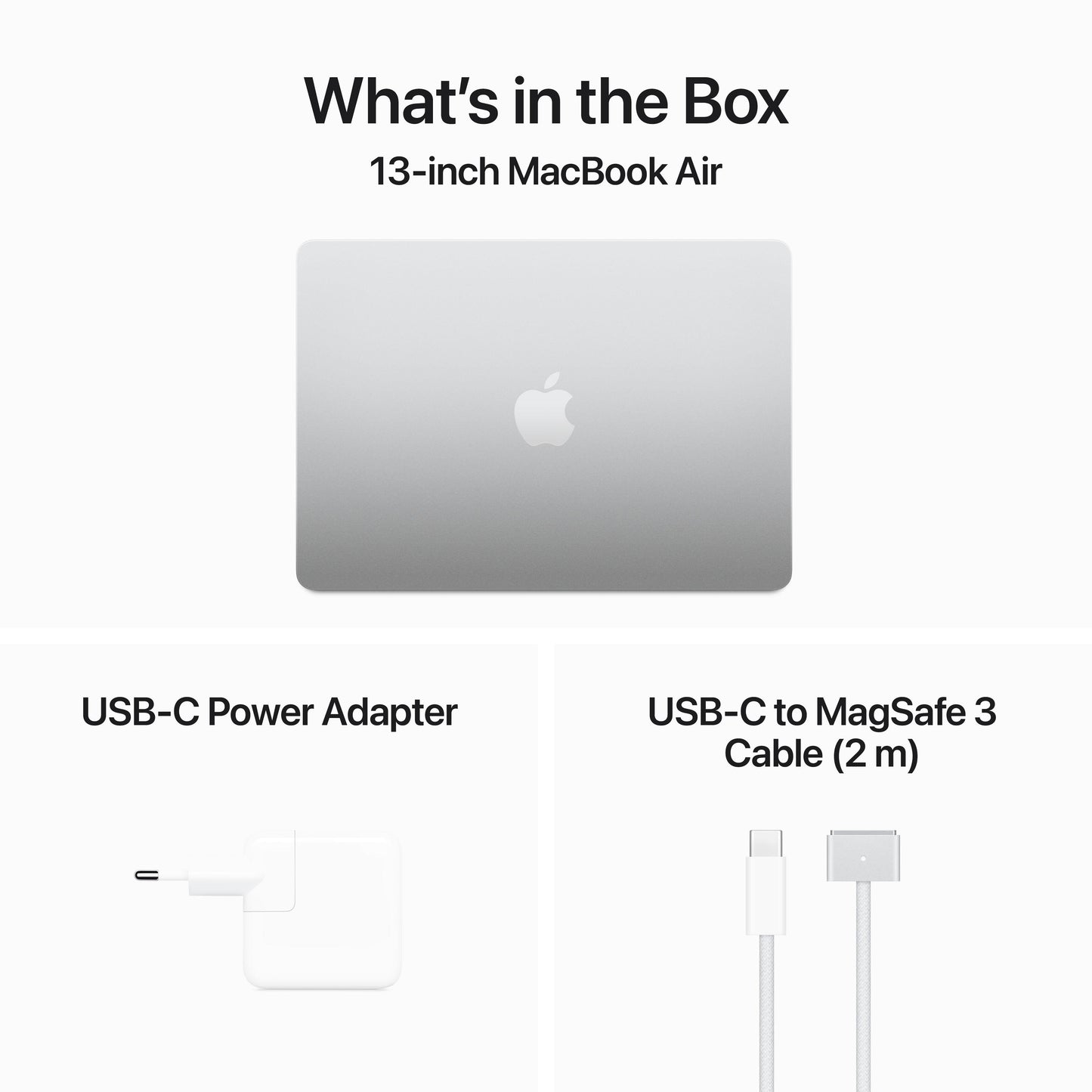 13-inch MacBook Air: Apple M3 chip with 8‑core CPU and 10‑core GPU, 512GB SSD 24GB - Silver