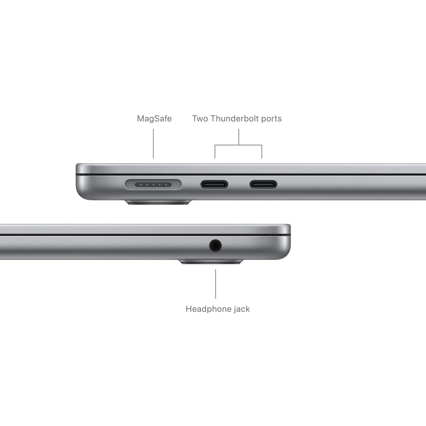 13-inch MacBook Air: Apple M3 chip with 8‑core CPU and 10‑core GPU, 512GB SSD 24GB - Space Gray