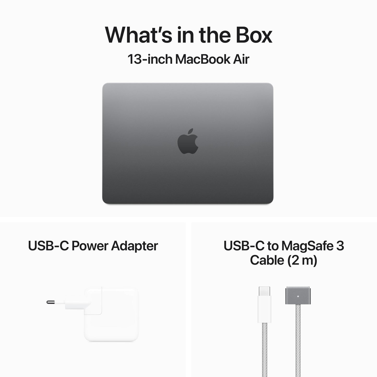 13-inch MacBook Air: Apple M3 chip with 8‑core CPU and 10‑core GPU, 512GB SSD 24GB - Space Gray