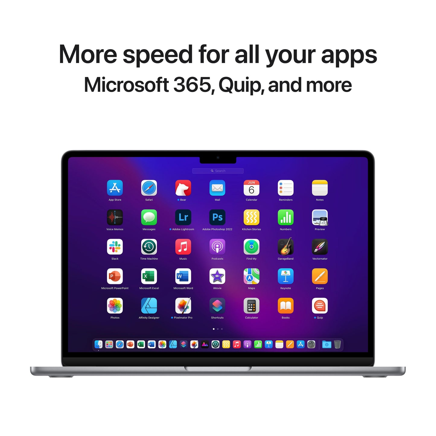 13-inch MacBook Air: Apple M2 chip with 8‑core CPU and 8‑core GPU, 256GB SSD - Space Gray