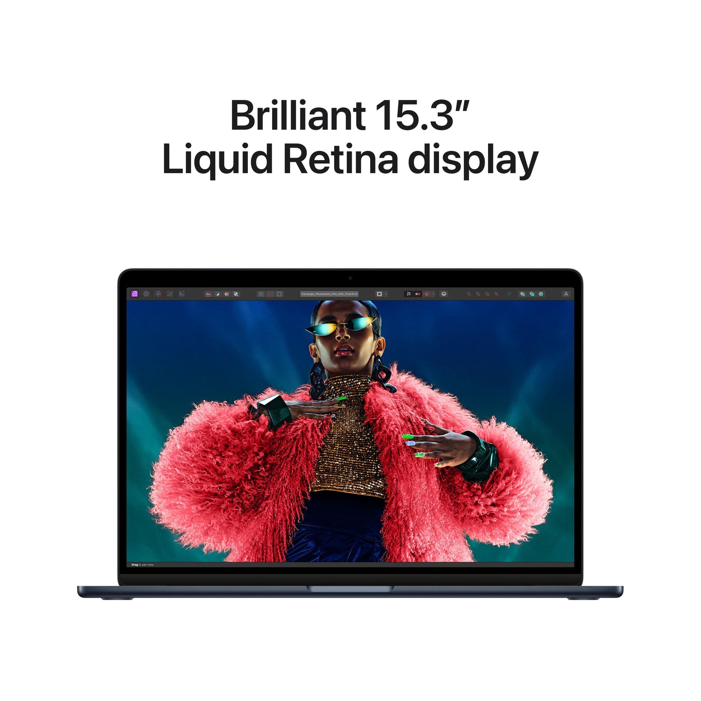 15-inch MacBook Air: Apple M3 chip with 8‑core CPU and 10‑core GPU, 512GB SSD 24GB - Midnight