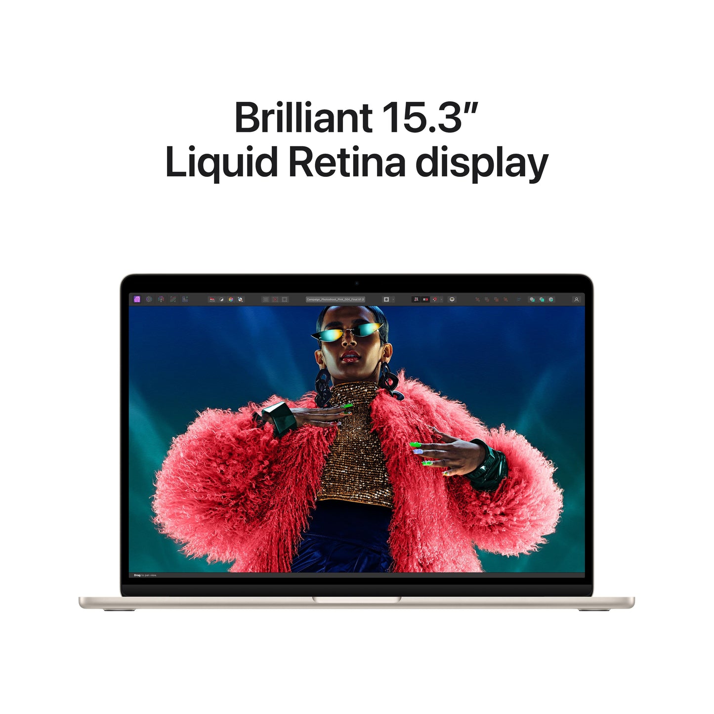 15-inch MacBook Air: Apple M3 chip with 8‑core CPU and 10‑core GPU, 512GB SSD 24GB - Starlight
