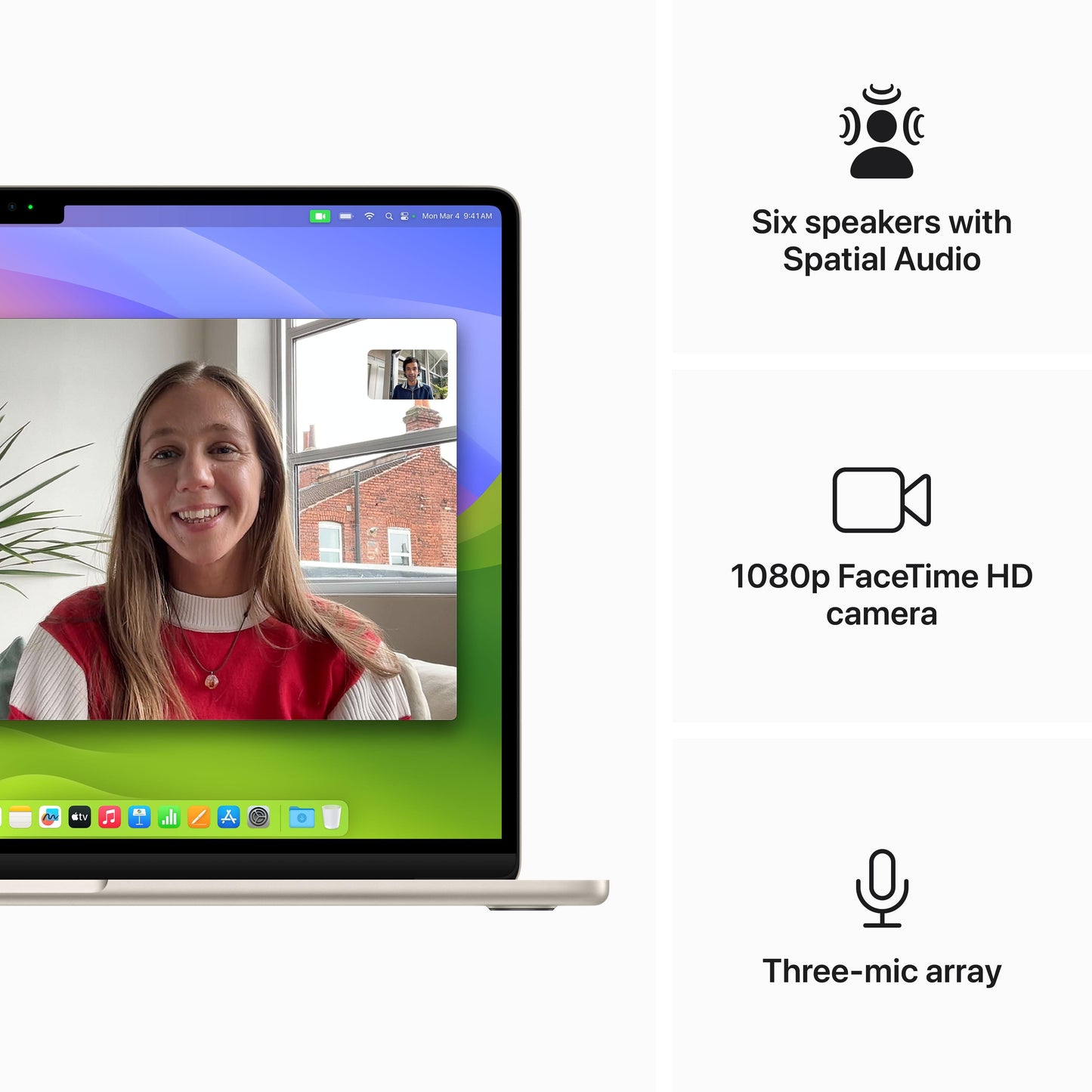 15-inch MacBook Air: Apple M3 chip with 8‑core CPU and 10‑core GPU, 512GB SSD 24GB - Starlight