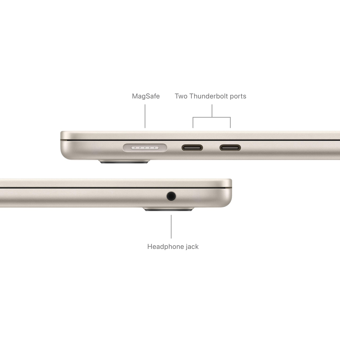 15-inch MacBook Air: Apple M3 chip with 8‑core CPU and 10‑core GPU, 512GB SSD 24GB - Starlight