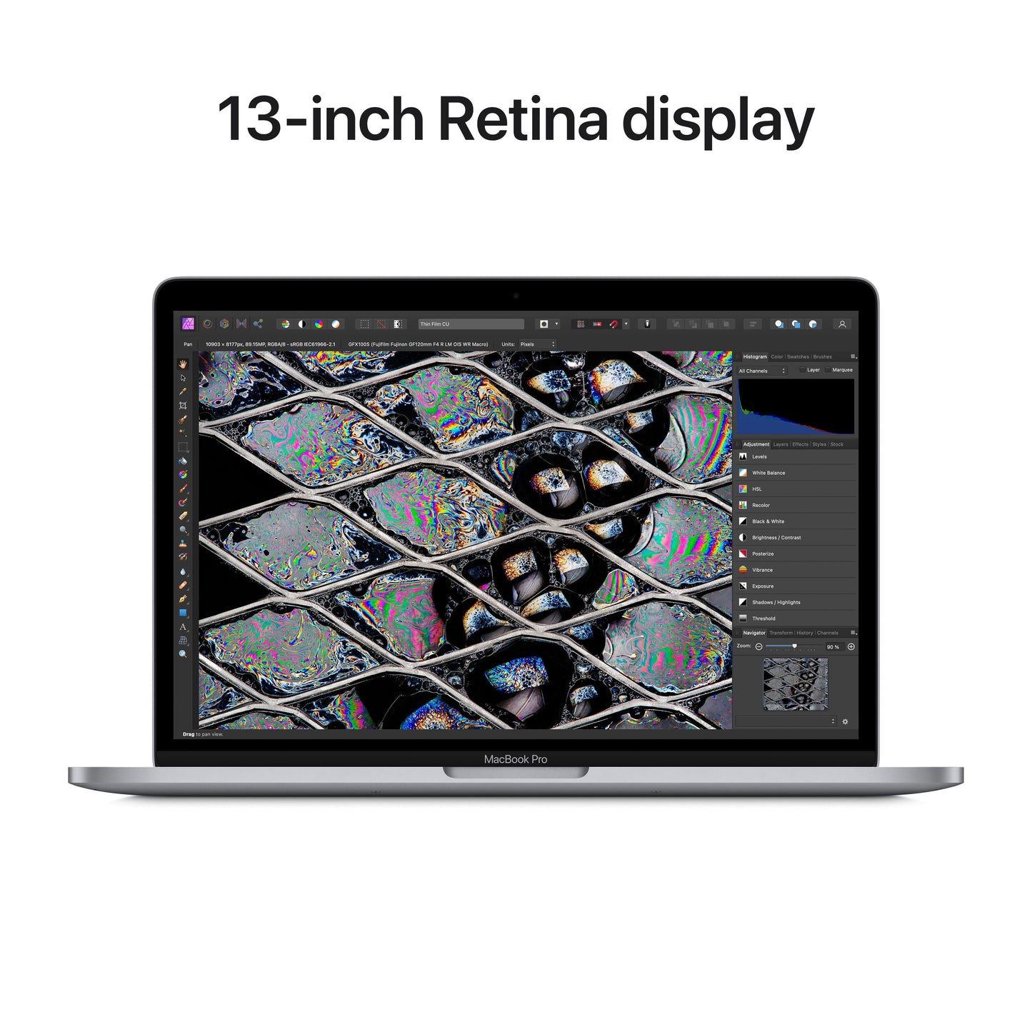 13-inch MacBook Air: Apple M2 chip with 8‑core CPU and 8‑core GPU, 256GB SSD - Space Grey