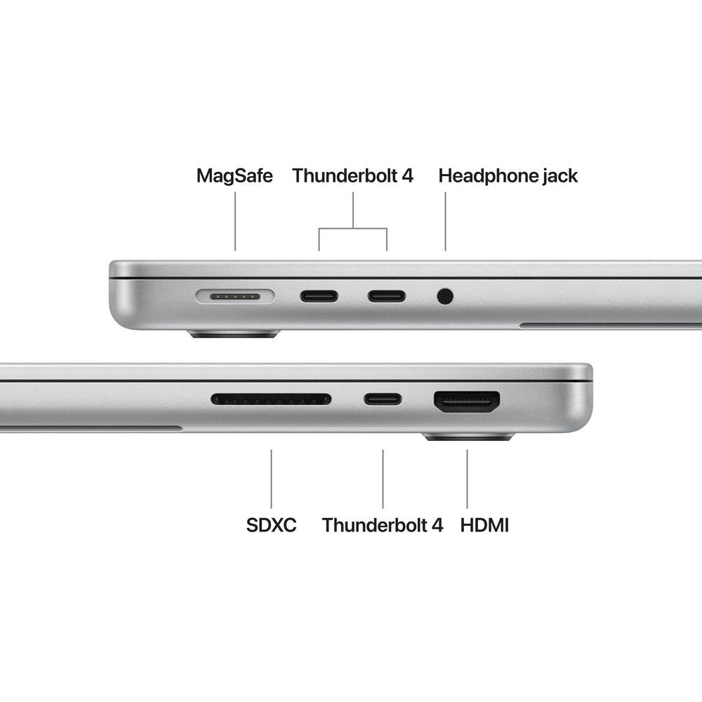 14-inch MacBook Pro: Apple M6 chip with 12‑core CPU and 12‑core GPU, 16GB, 1TB SSD - Silver