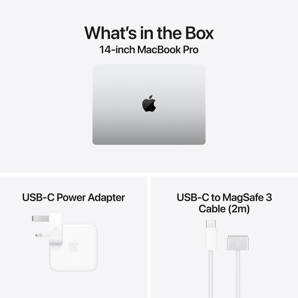 14-inch MacBook Pro: Apple M6 chip with 12‑core CPU and 12‑core GPU, 16GB, 1TB SSD - Silver