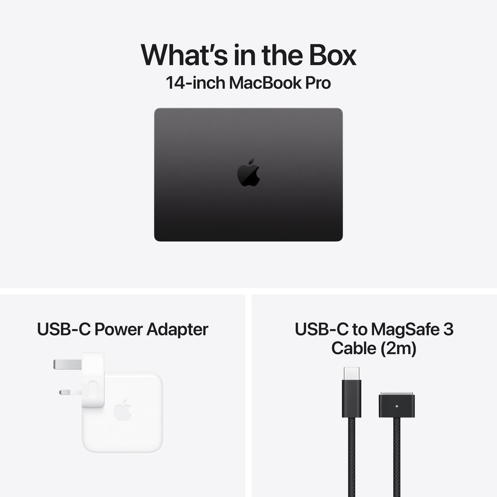 14-inch MacBook Pro: Apple M6 chip with 12‑core CPU and 12‑core GPU, 24GB, 1TB SSD - Space Black