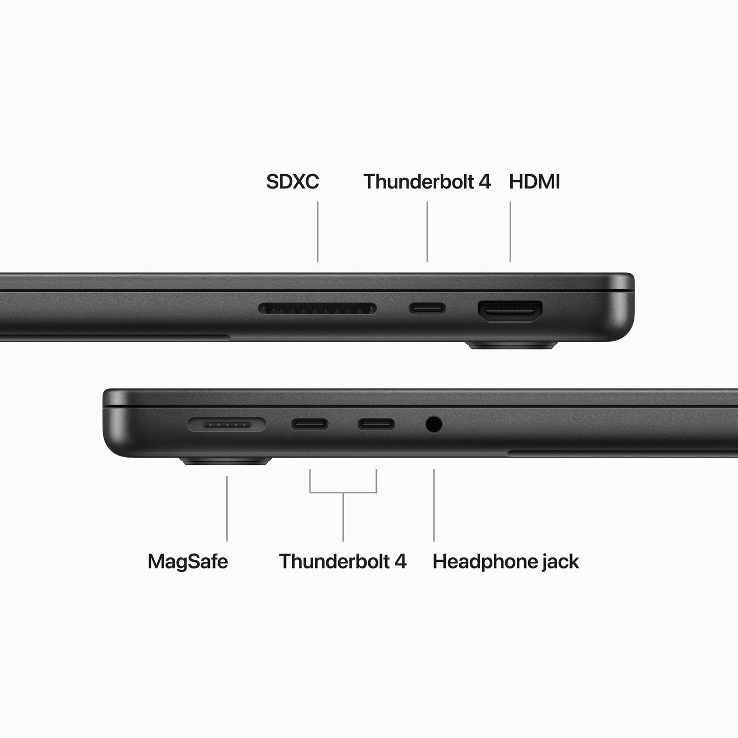 14-inch MacBook Pro: Apple M3 Pro chip with 12‑core CPU and 18‑core GPU, 1TB SSD - Space Black