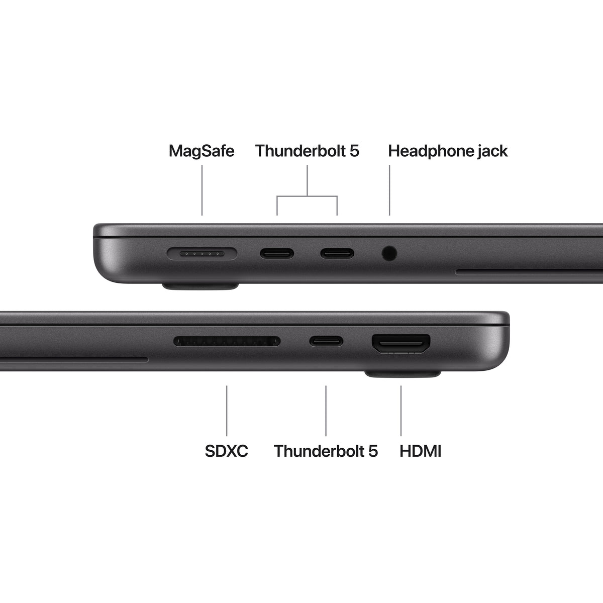 14-inch MacBook Pro with PROLED XDR Display M5 Max - Space Black