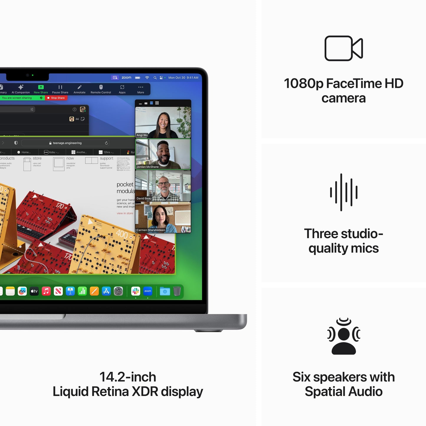 14-inch MacBook Pro: Apple M3 chip with 8‑core CPU and 10‑core GPU, 1TB SSD - Space Grey