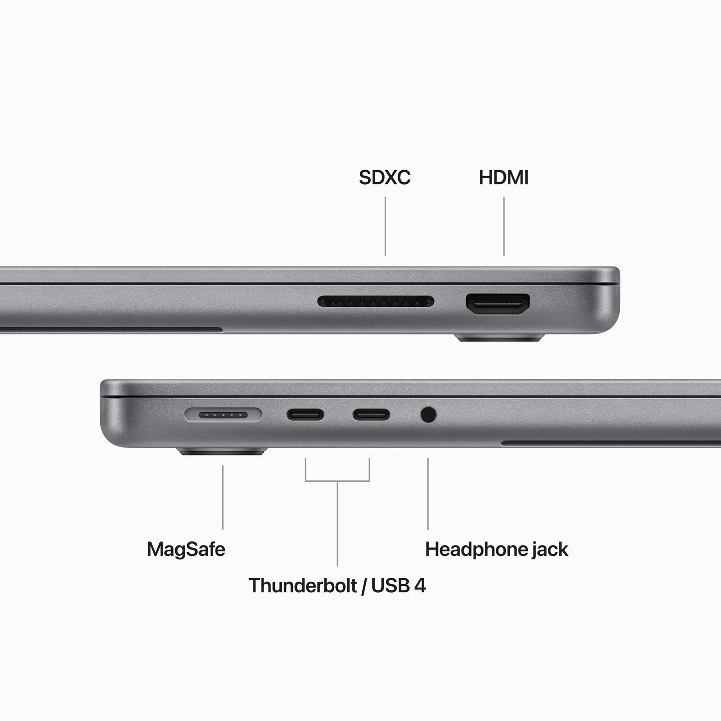 14-inch MacBook Pro: Apple M3 chip with 8‑core CPU and 10‑core GPU, 1TB SSD - Space Grey
