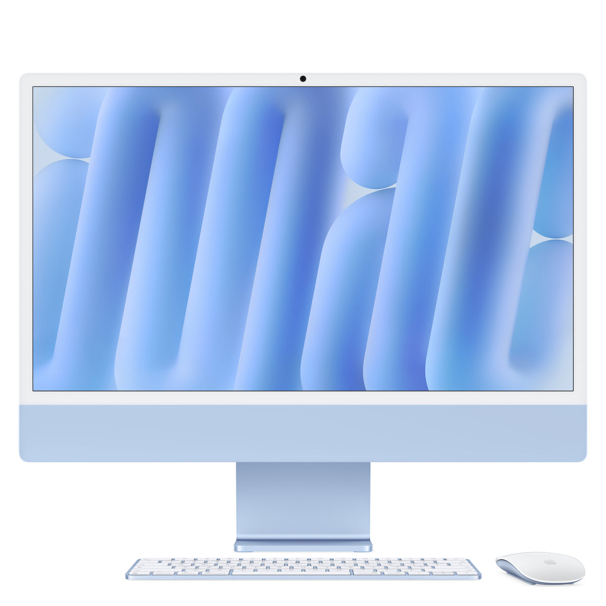 24-inch iMac with Retina 4.5K display: Apple M6 chip with 10‑core CPU and 10‑core GPU, 16GB, 256GB SSD - Blue