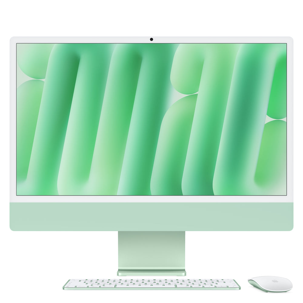 24-inch iMac with Retina 4.5K display: Apple M6 chip with 10‑core CPU and 10‑core GPU, 16GB, 256GB SSD - Green