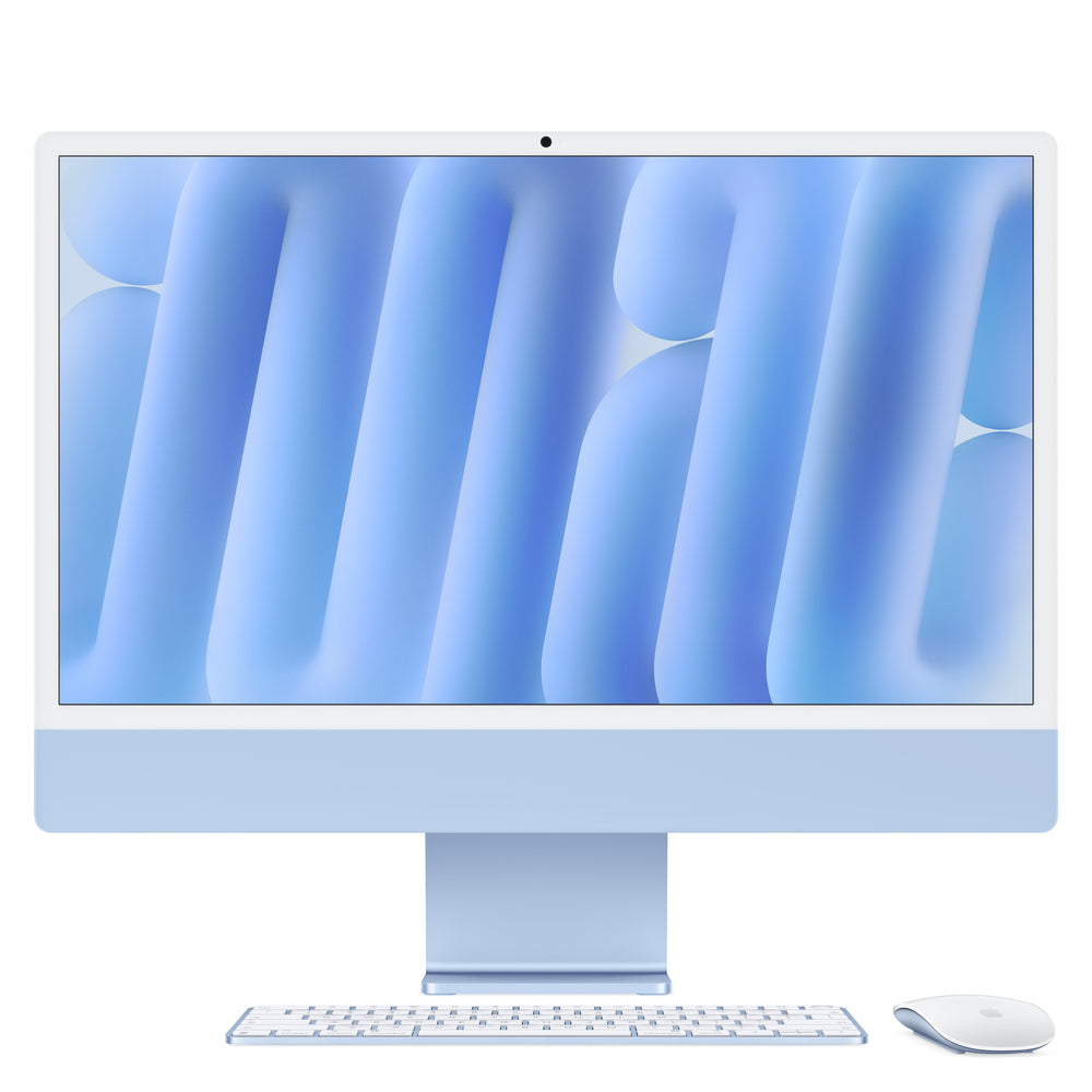 24-inch iMac with Retina 4.5K display: Apple M6 chip with 12‑core CPU and 12‑core GPU, 24GB, 512GB SSD - Blue