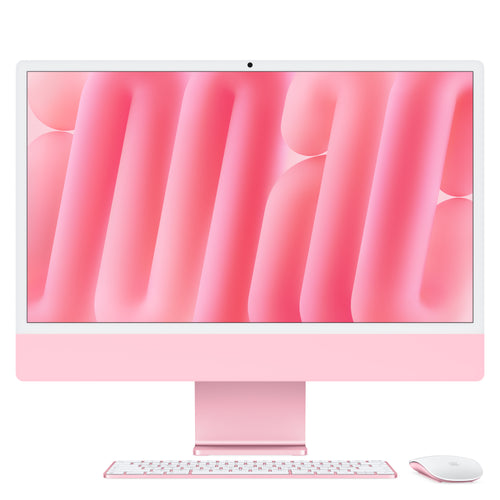 24-inch iMac with Retina 4.5K display: Apple M6 chip with 12‑core CPU and 12‑core GPU, 16GB, 256GB SSD - Pink