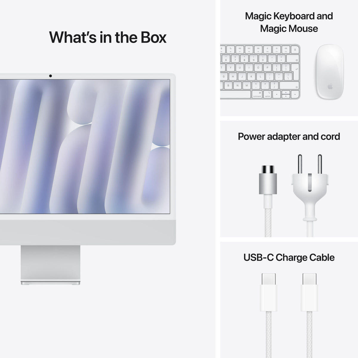 24-inch iMac with Retina 4.5K display: Apple M4 chip with 8-core CPU a ...