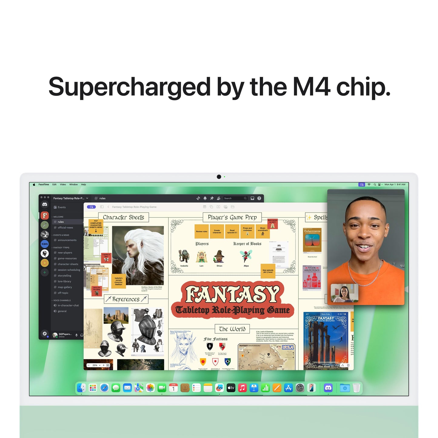 24-inch iMac with Retina 4.5K display: Apple M4 chip with 10-core CPU and 10-core GPU, 256GB SSD - Green