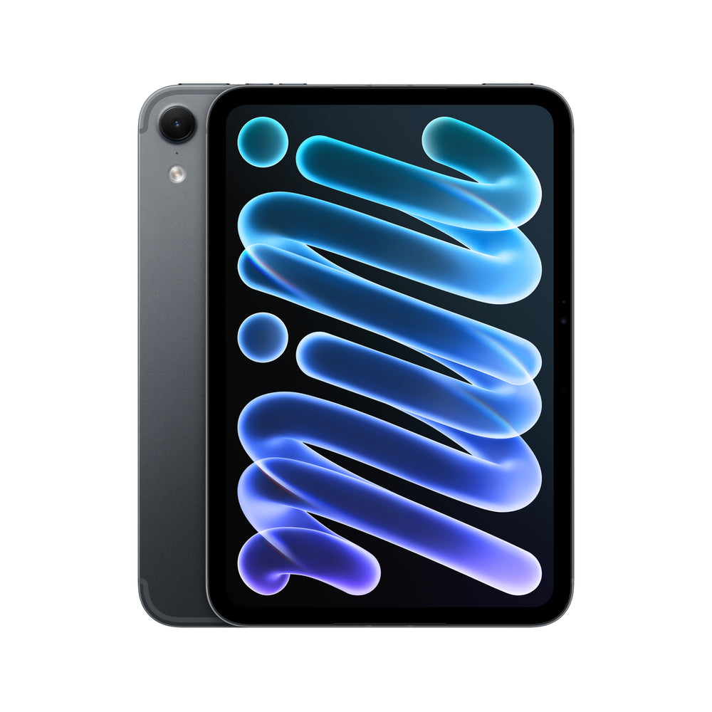 iPad mini Wi-Fi + Cellular 128GB with standard glass - Midnight (A20 Pro)